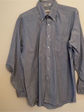Thomson Perfect Shirt‎ Men’s 16 34/35 Wrinkle Free 100% Cotton Blue USA